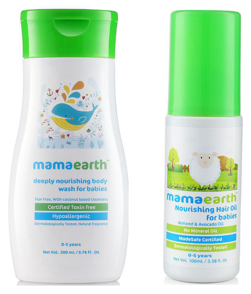 Mamaearth Natural Baby Body Wash 200 ml ( 2 pcs )