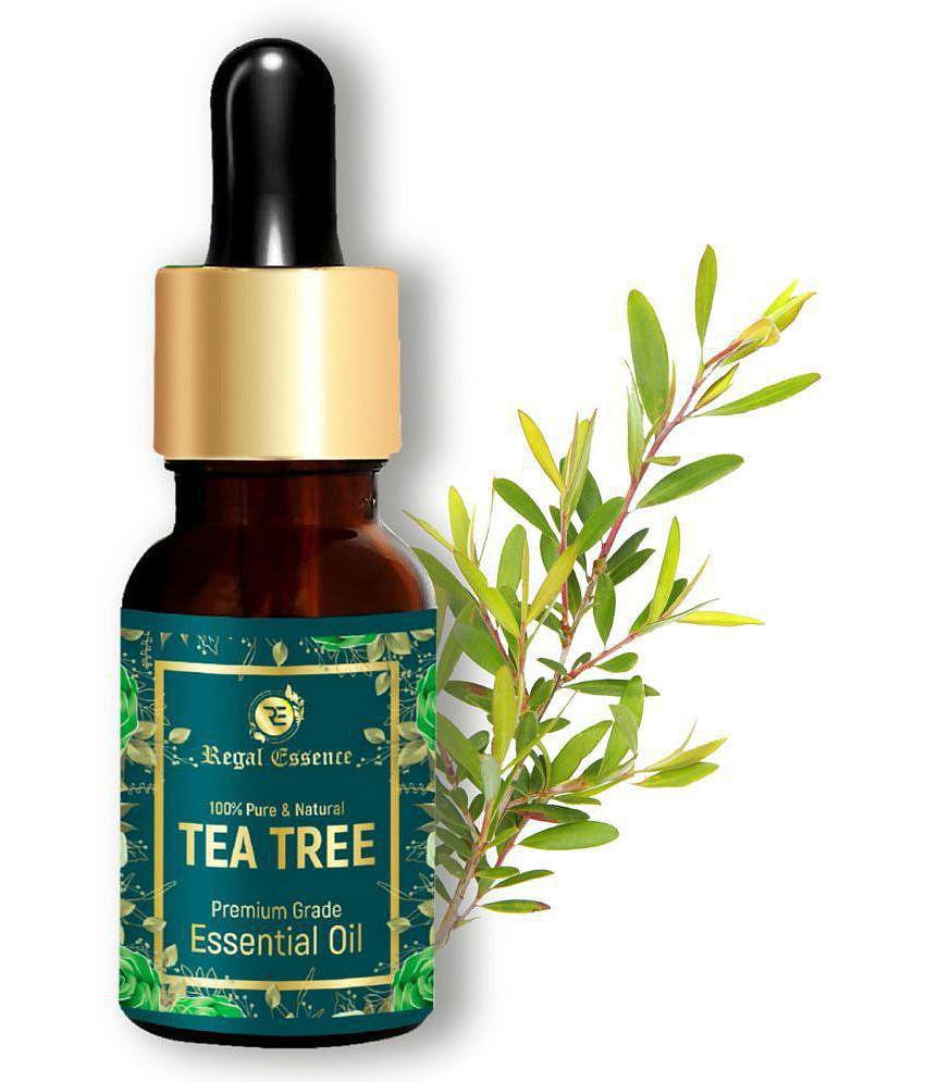 Regal Essence Tea Tree Essential Oil For Healthy Skin, Face, Hair & Acne Care 15 ML Pack of 2