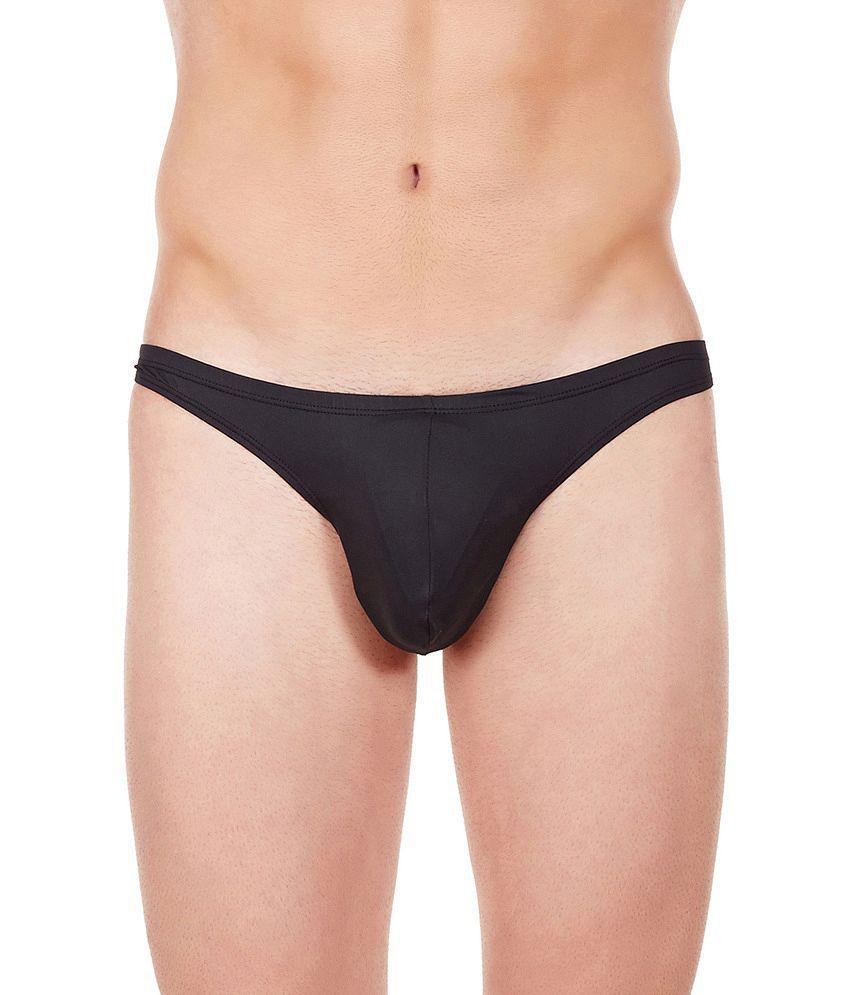 Sophisticated Men La Intimo - Black Polyester Men's Thongs ( Pack of 1 ) - M 2025 at ShopCircuit