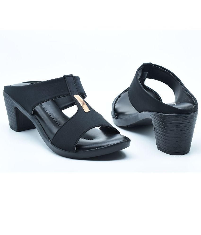 Dream Makers - Black Women''s Slip On Heels - None