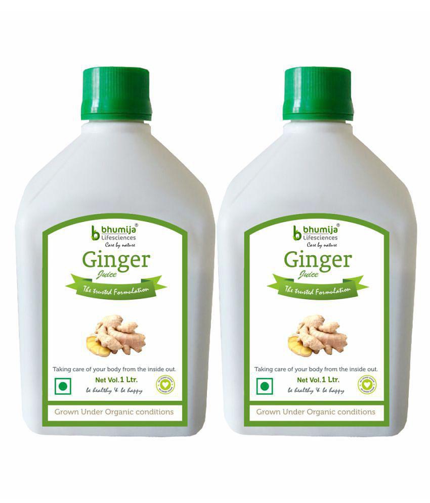 BHUMIJA LIFESCIENCES Ginger Juice   Health Drink Liquid 2 l Pack of 2