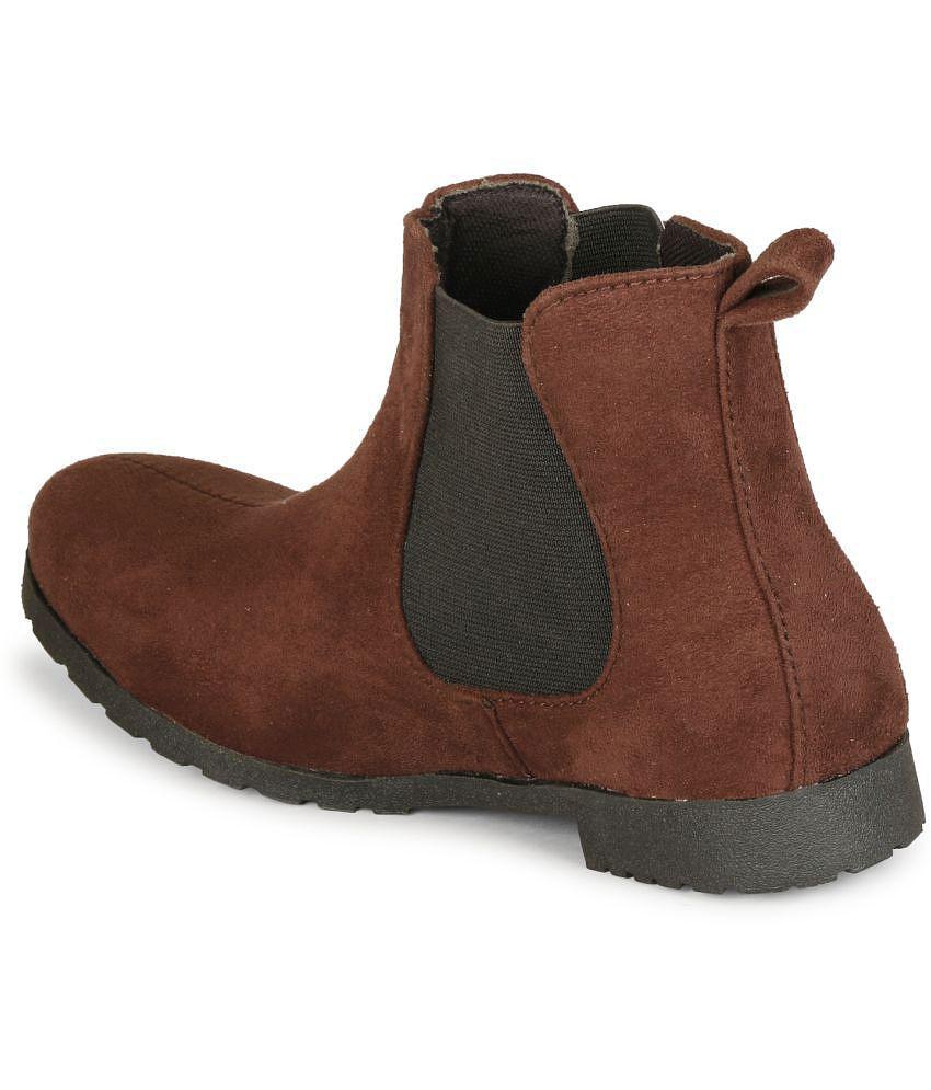 Ishransh - Brown Women's Ankle Length Boots - None