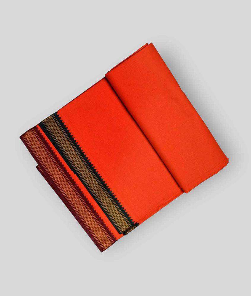 Stylish Men Abhikram - Orange Cotton Men's Lungi ( Pack of 1 ) - None 2025 at ShopCircuit | ONDC