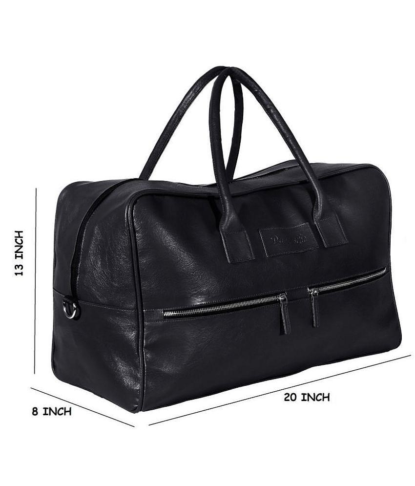 Trendy Men Da Tasche Black Solid M Duffle Bag - M 2025 at ShopCircuit | ONDC
