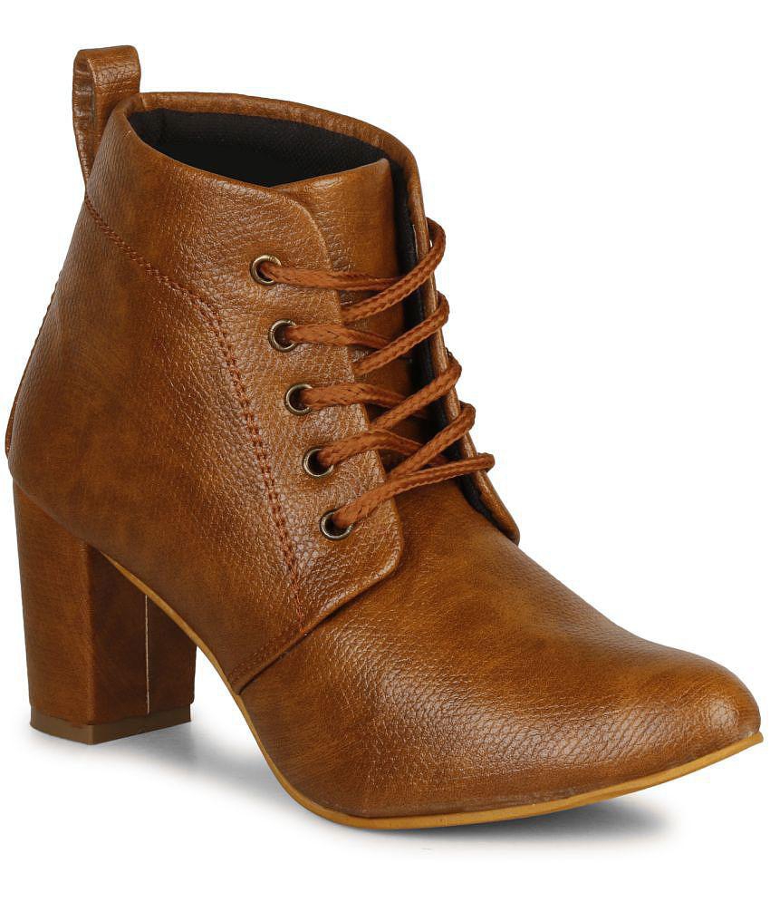 Ishransh - Brown Women's Ankle Length Boots - None