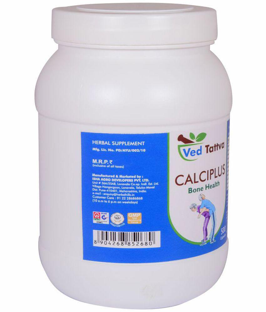 Ved Tattva CALCIPLUS Capsule 500 no.s Pack Of 1