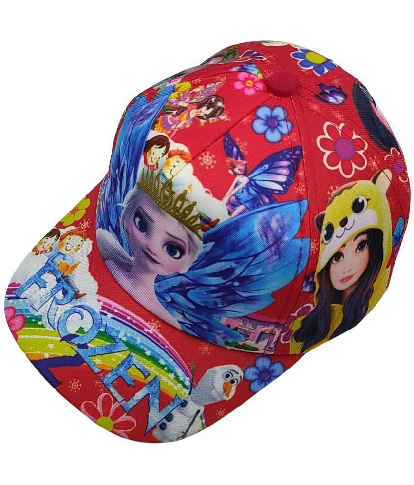 Chic Men Zacharias Unisex Kids Cotton Cap kc-16 Red_1-5 Years) (Pack of 1) - None 2025 at ShopCi
