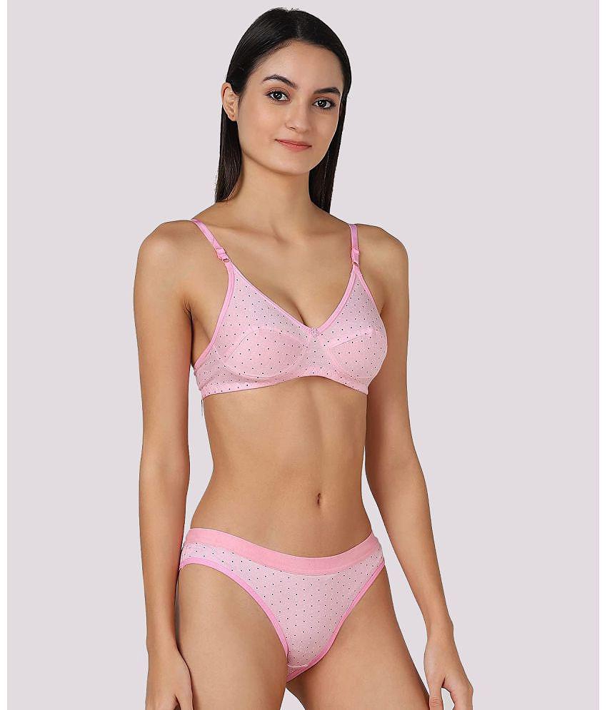 Latest Men Kiran Enterprises - Multicolor Cotton Womens Bra & Panty Set ( Pack of 2 ) - None 202