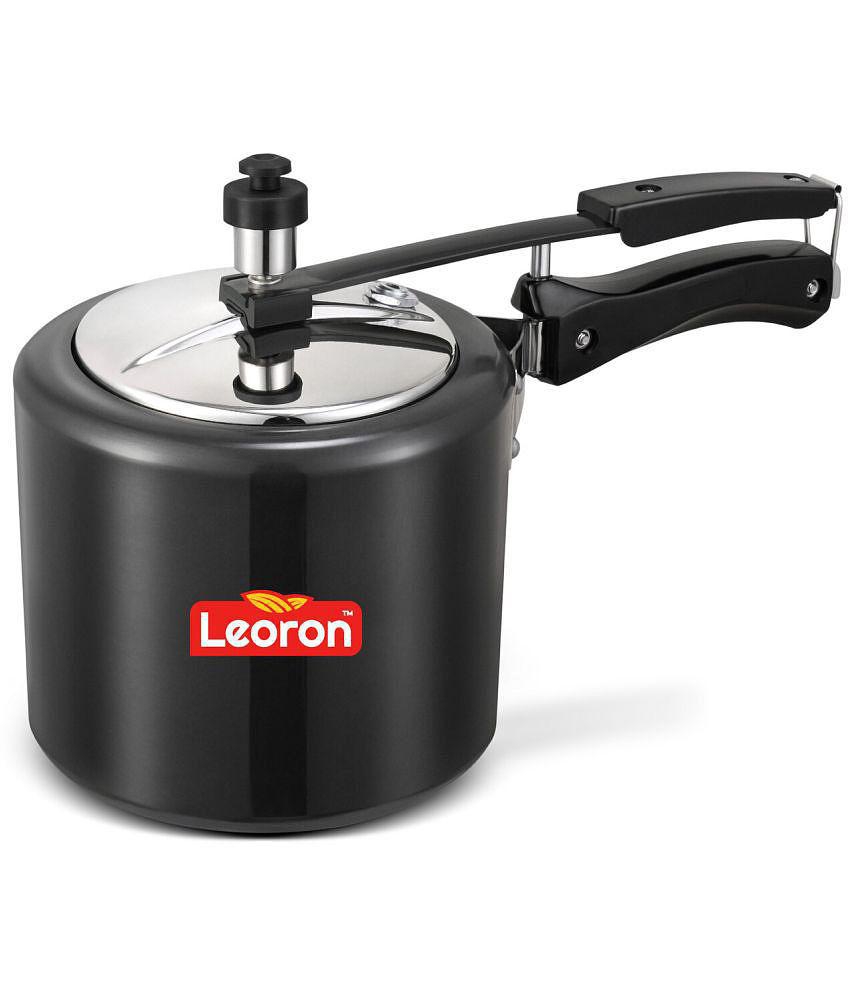 LEORON 3 L Hard Anodized InnerLid Pressure Cooker With Induction Base