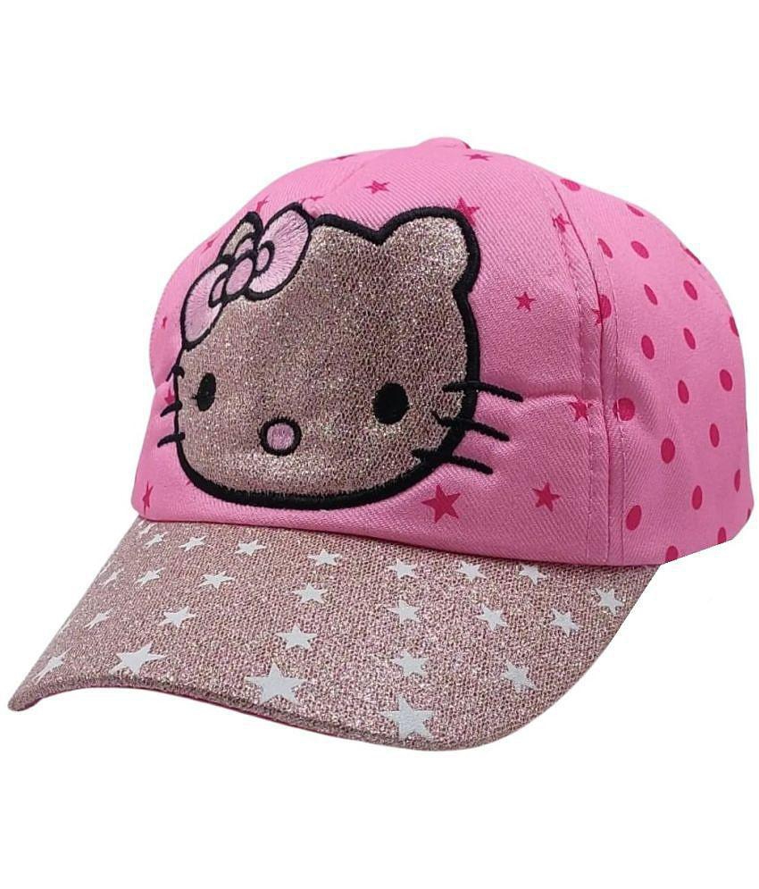 Premium Men Zacharias Unisex Kids Cotton Cap kc-23 (Light-Pink_1-5 Years) (Pack of 1) - None 202
