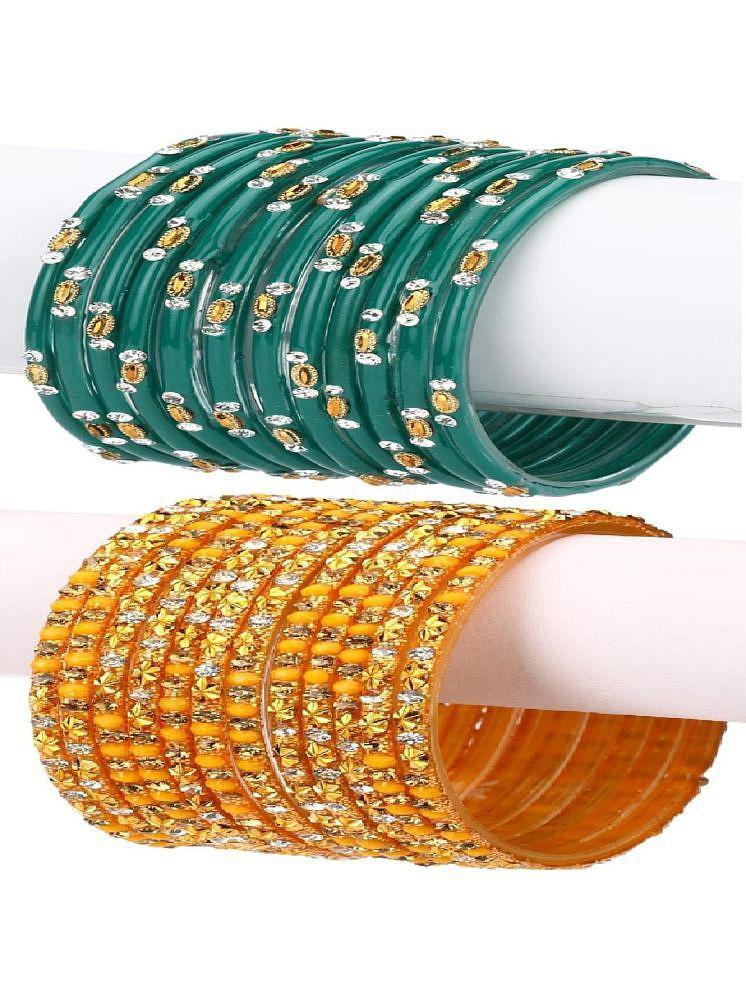 Top Men Somil Multicolor Bangle Set ( Pack of 24 ) - None 2025 at ShopCircuit | ONDC