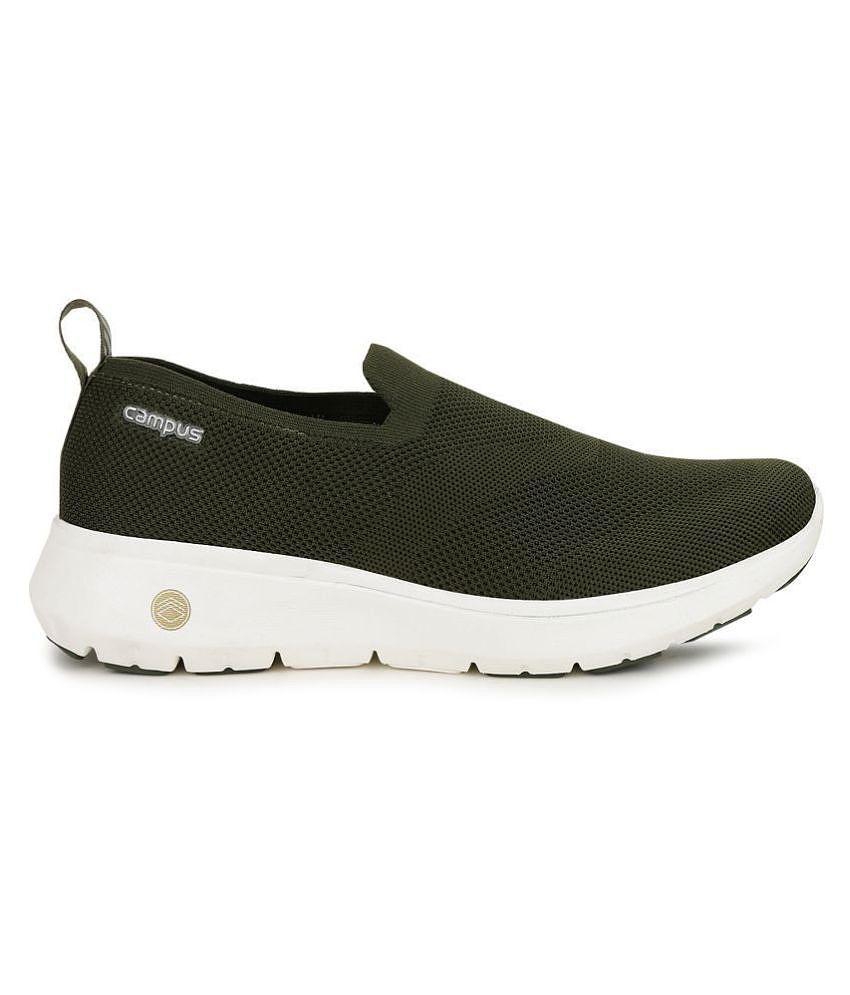 Campus Lifestyle Olive Casual Shoes - 7