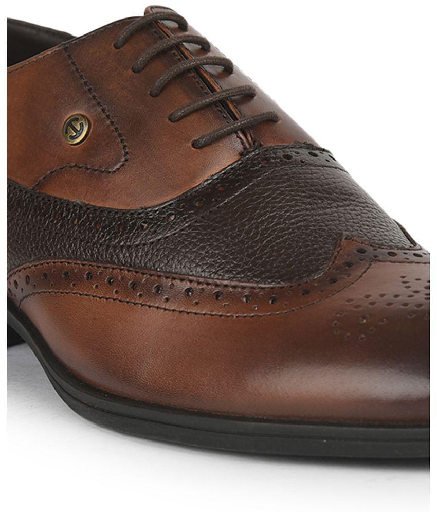 Elegant Men Liberty - Brown Men's Brogue Formal Shoes - None 2025 at ShopCircuit | ONDC