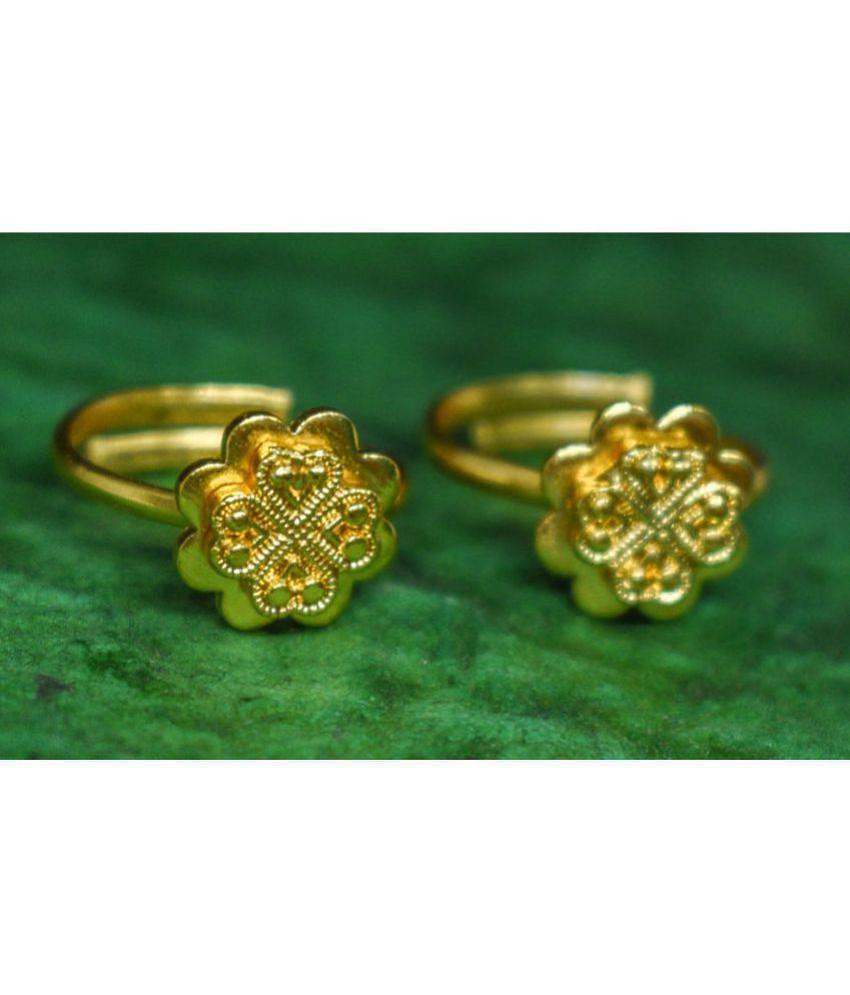Luxurious Men AanyaCentric - Gold Toe Rings ( Pack of 1 ) - Golden 2025 at ShopCircuit | ONDC