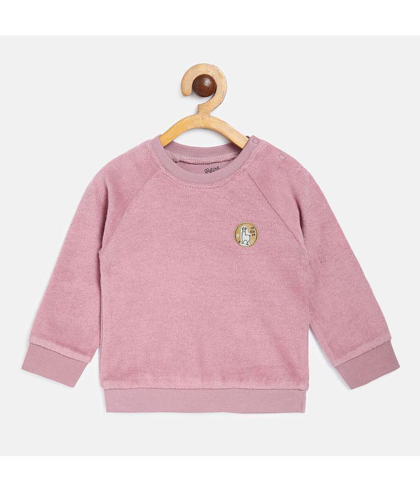 Buy Online Miniklub Retail Private Limited MINIKLUB Baby Girl Brown Sweat Shirt Pack Of  1 - None