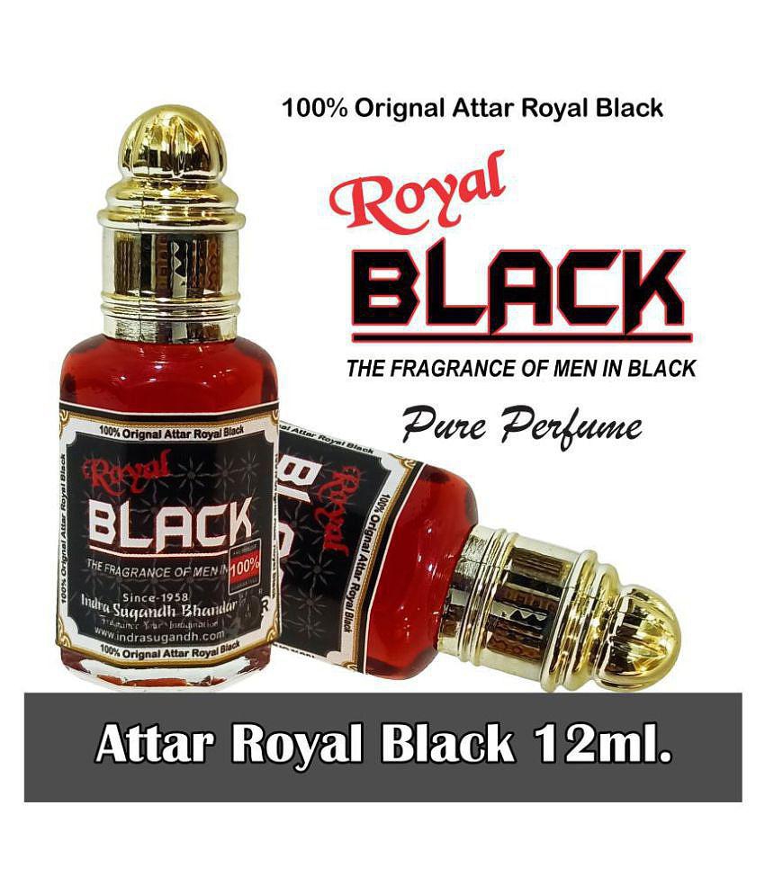 INDRA SUGANDH BHANDAR - Royal Black Attar For Men & Women 12ml Pack Of 1