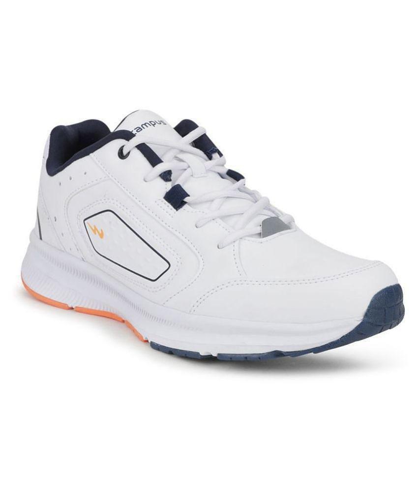 Campus TROPHY White  Men's Sports Running Shoes - 7