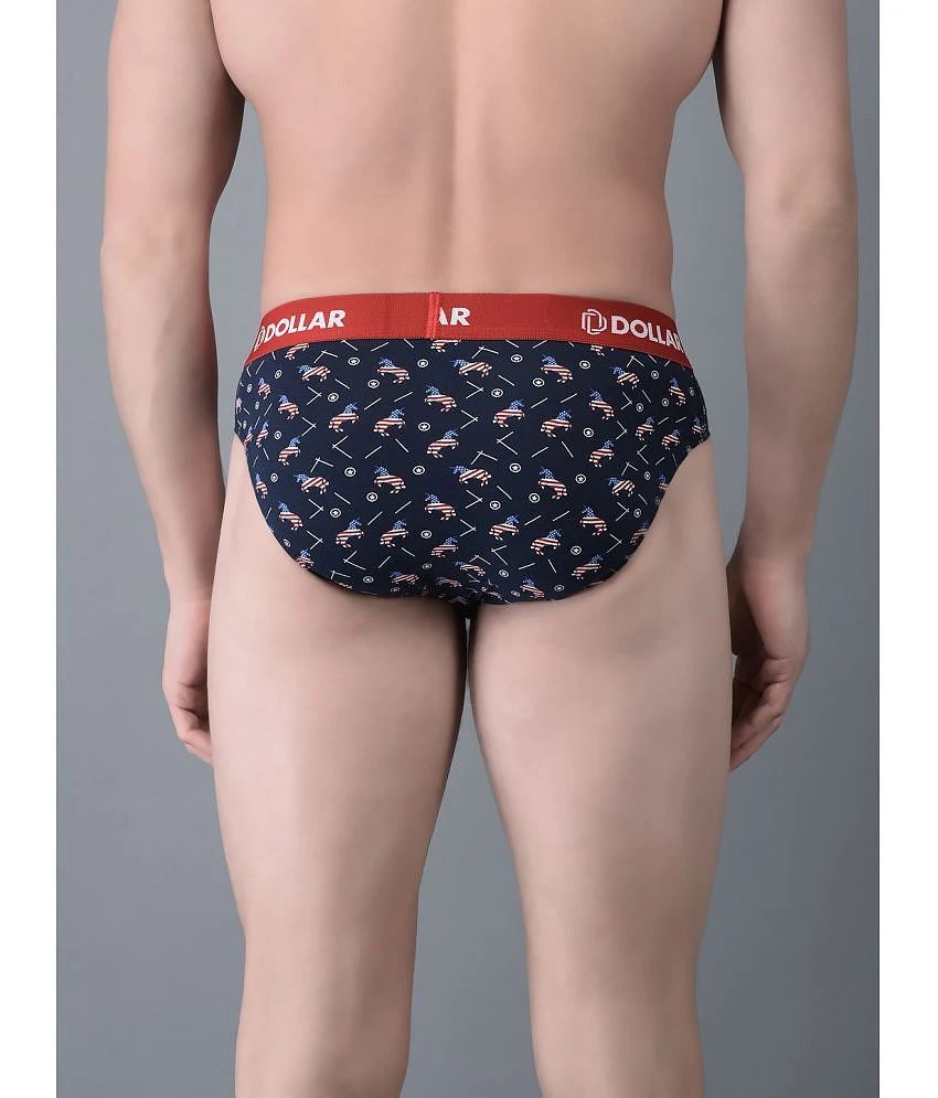 Sophisticated Men Dollar Bigboss Assorted Printed Cotton Blend Men Brief (Pack of 2) - None 2025
