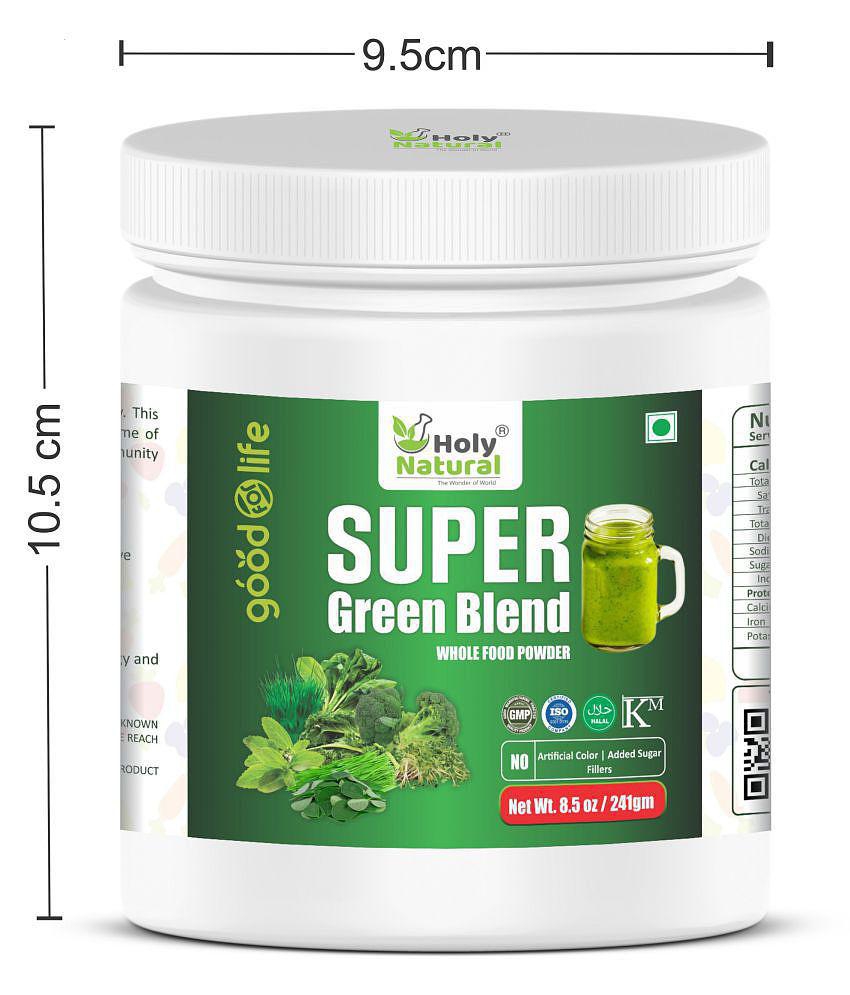 Holy Natural Super Green Blend 241 gm Multivitamins Powder