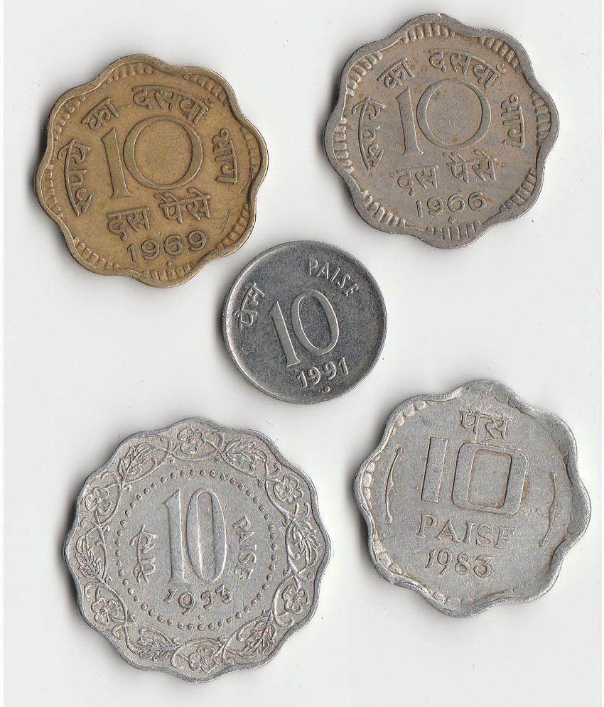 Sansuka 34 different India old coins one paisa, two paisa three paisa, 5paisa, 10 paisa, 20 paisa, 25 paisa, 50 paisa, one anna, British Quarter Anna. Coin Collection