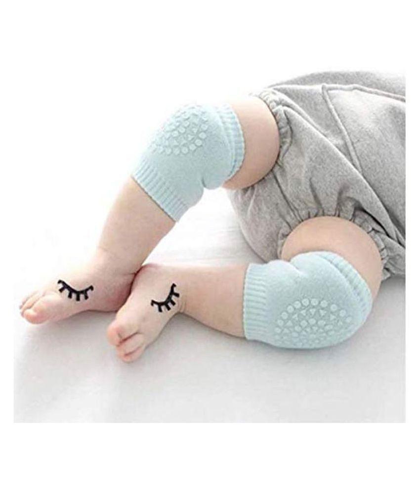 EIGHTEEN ENTERPRISE Assorted Coton Baby Knee Pad -Pack of 2 (2 Pair)