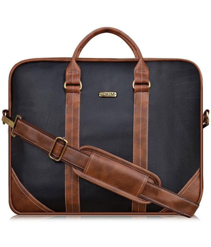 Sophisticated Men Lorem - Black Colorblocked Messenger Bag - Black 2025 at ShopCircuit | ONDC