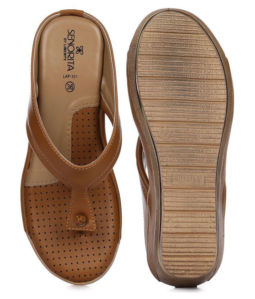 Exclusive Men Senorita By Liberty -  Tan Women''s Flats - None 2025 at ShopCircuit | ONDC