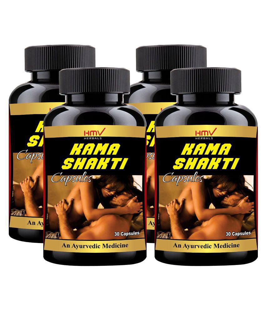 HMV Herbals Kama Shakti Men Power Herbal Capsule 120 no.s Pack Of 4