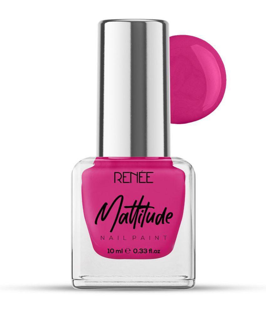 RENEE Mattitude Nail Paint Fuchsia Pink 10ml