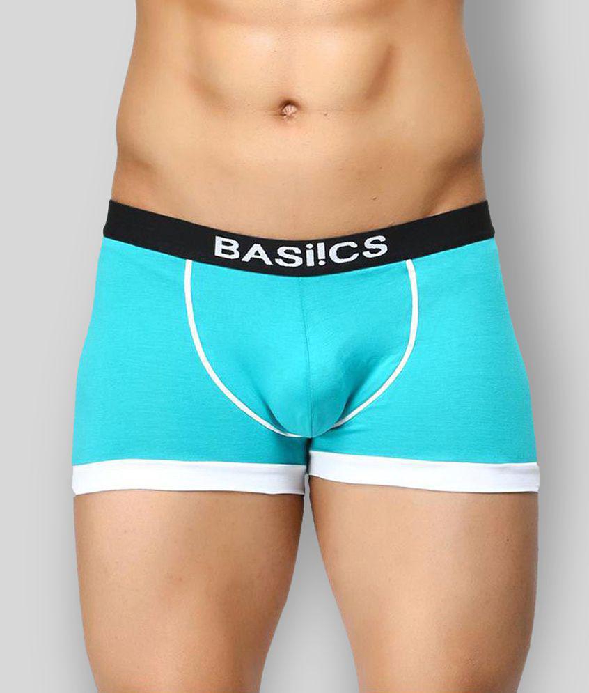New Men BASIICS By La Intimo - Multicolor Cotton Men's Trunks ( Pack of 2 ) - M 2025 at ShopCirc