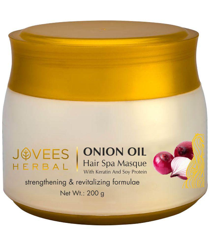 Jovees Herbal Onion Oil Hair Spa Masque For Strengthening Hair And Hair Fall Control 200 gm