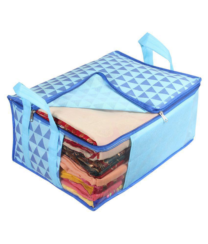 New Men PrettyKrafts Non Woven Saree Cover Storage Bags Premium Quality Saree Organizer for Ward