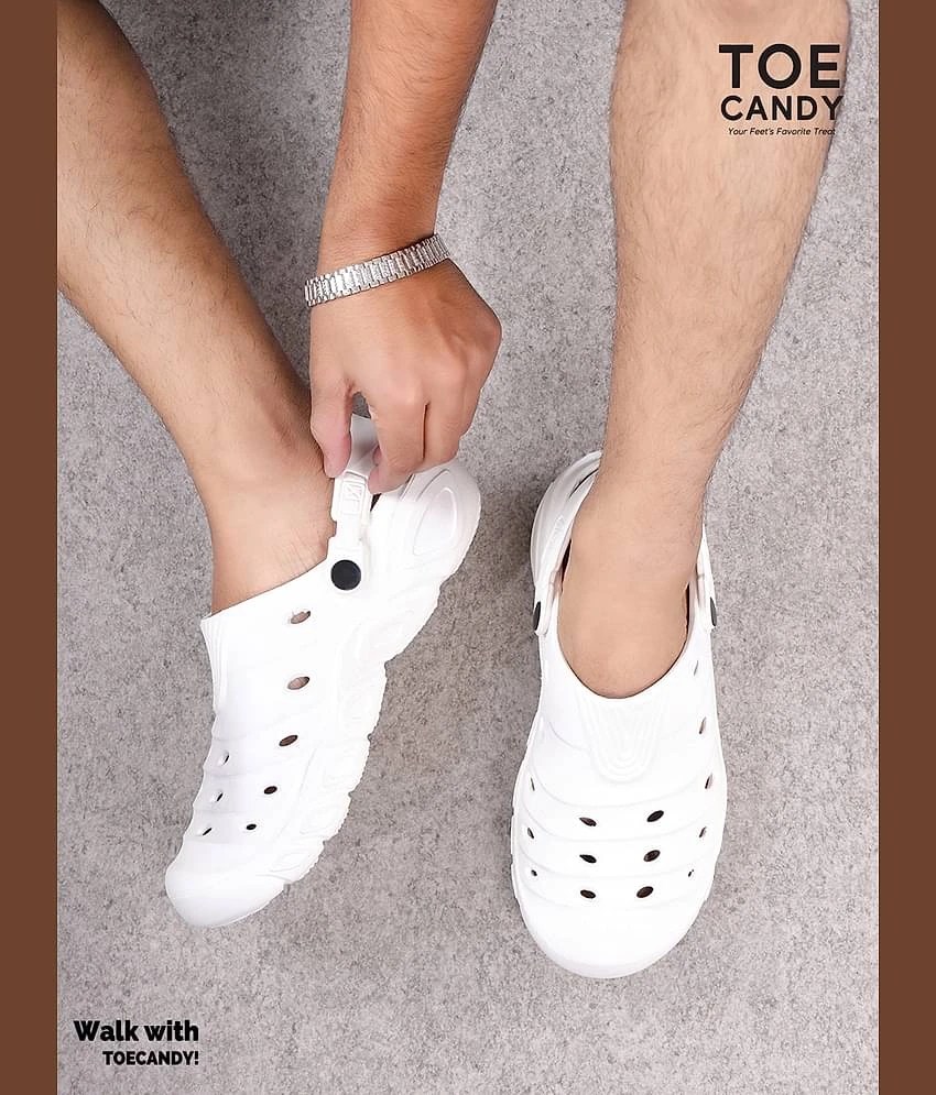 Trendy Men TOE CANDY - Off White Mens Clogs - None 2025 at ShopCircuit | ONDC