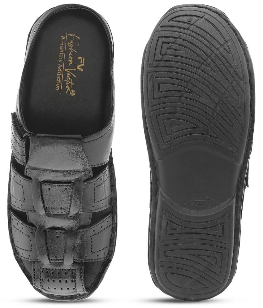 Premium Men Fashion Victim - Black Mens Sandals - None 2025 at ShopCircuit | ONDC