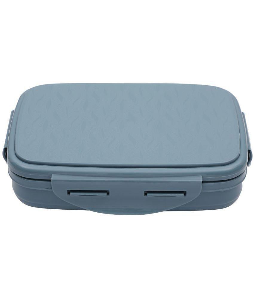 Jaypee - Blue Stainless Steel Lunch Box ( Pack of 1 )