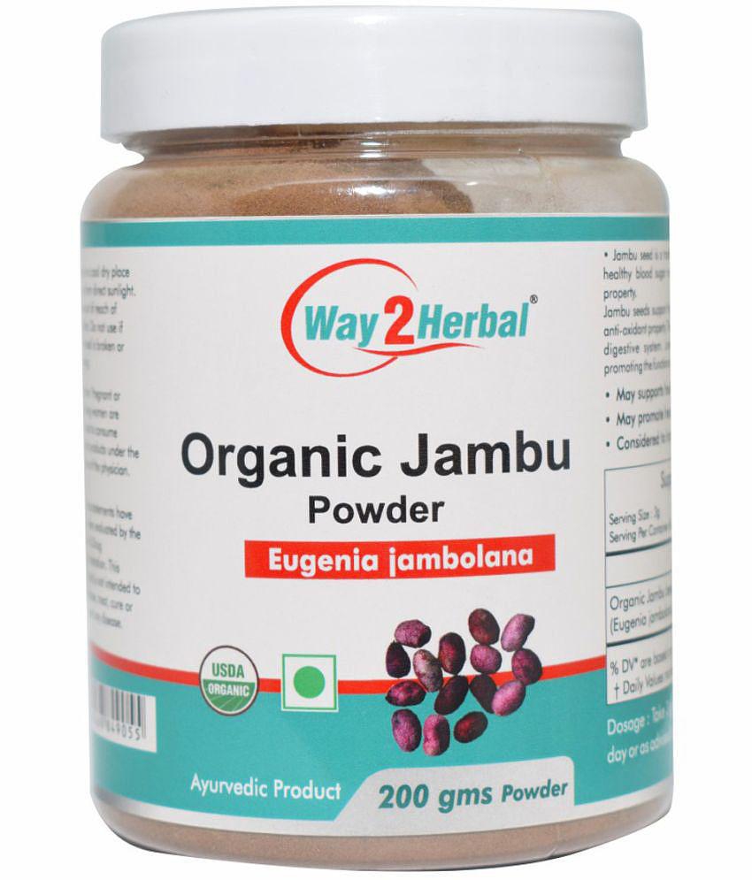 Way2Herbal Organic Jambu beej Powder 200 gm Pack Of 1