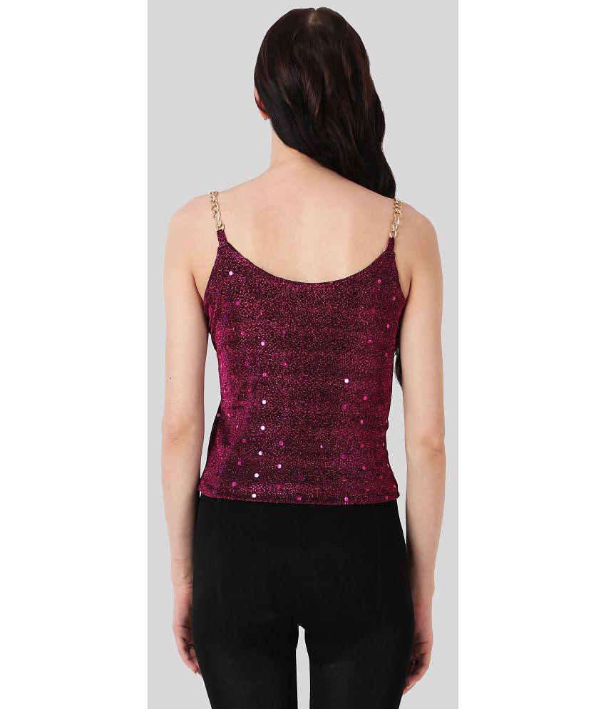 Finian - Pink Net Women's Camisole Top ( Pack of 1 ) - None