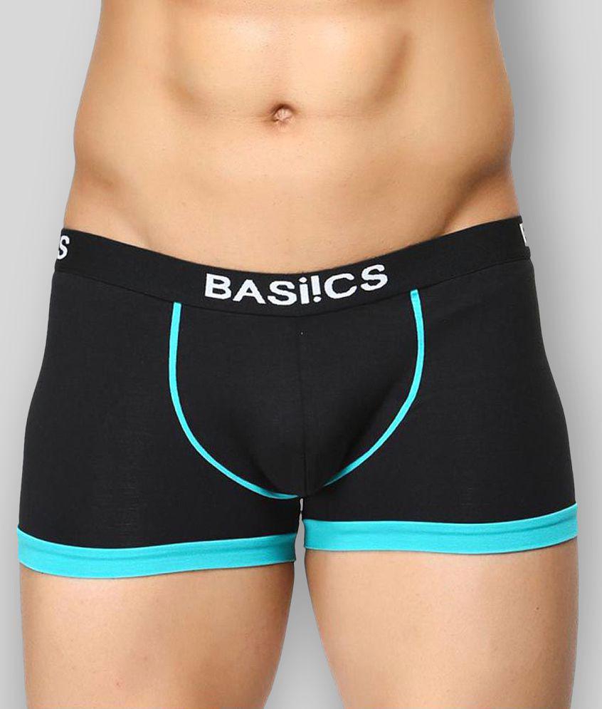 Premium Men BASIICS By La Intimo - Multicolor Cotton Mens Trunks ( Pack of 1 ) - M 2025 at ShopC