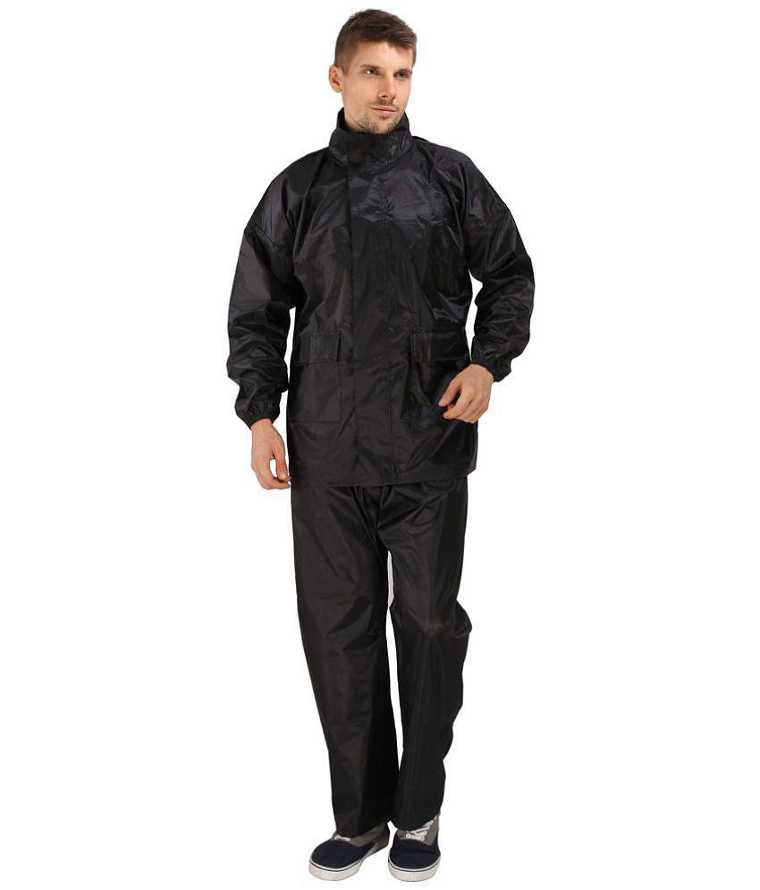 Goodluck Raincoat Set - Black - Black