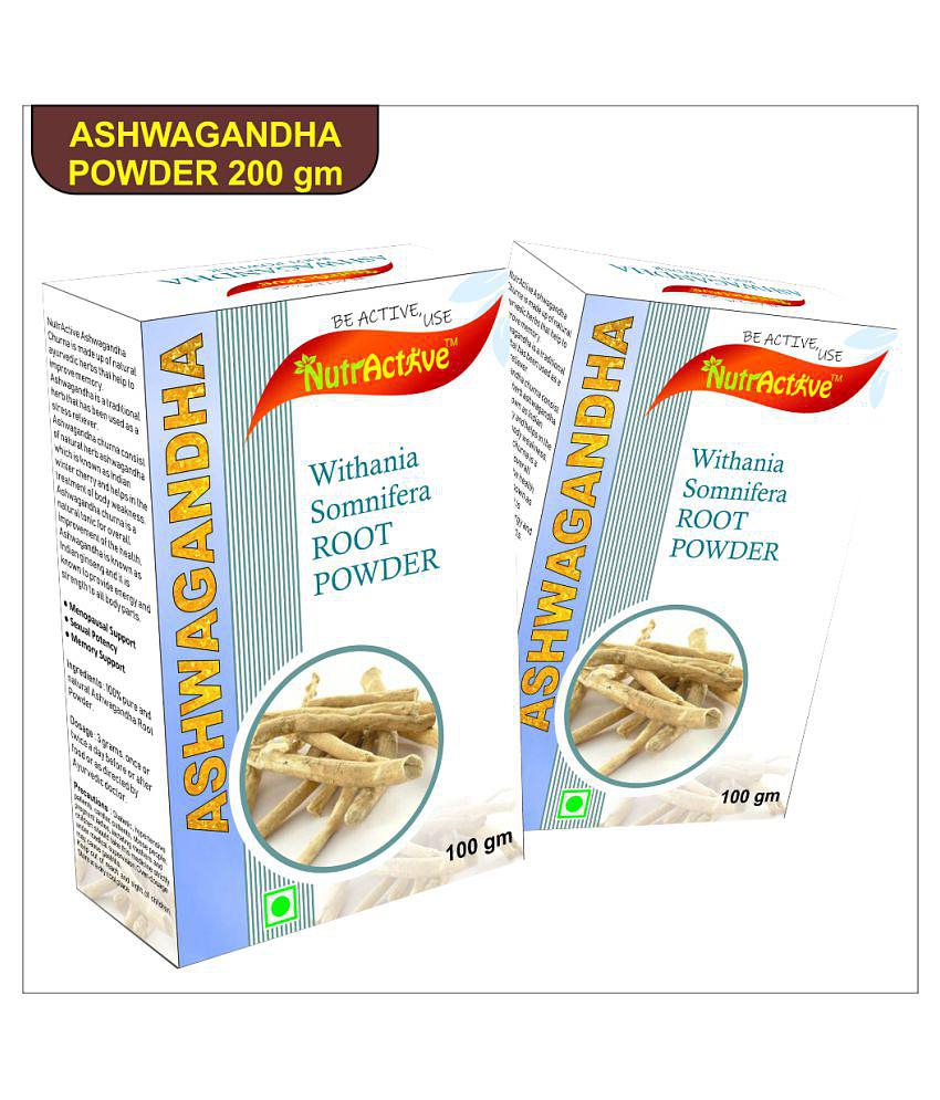 NutrActive Organic Ashwagandha Powder 300 gm