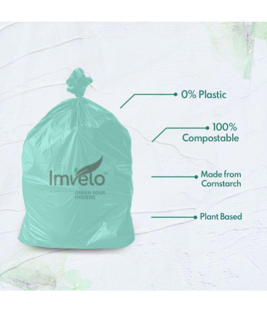 Imvelo - Bio Degradable Disposable Garbage Bag ( Pack of 1 ) - 24 x 32 inch