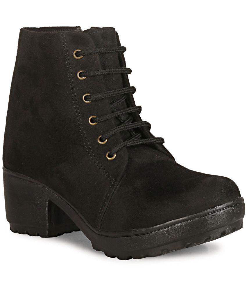 Saheb - Black Women's Ankle Length Boots - None