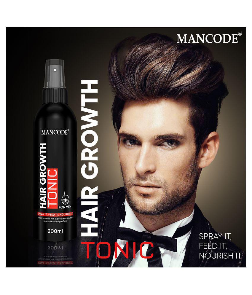 Mancode Hair Growth Tonic 200 Ml Stimulates Hair Growth & Revitalizes Natural Shine