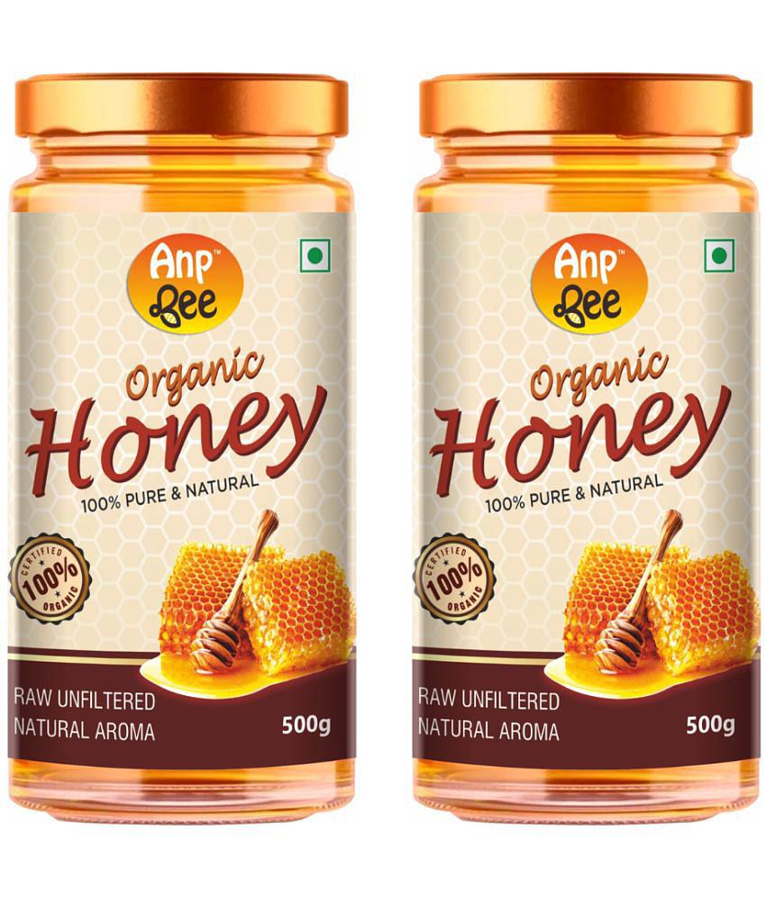 ANP BEE Honey Raw Organic Honey 500 g Pack of 2