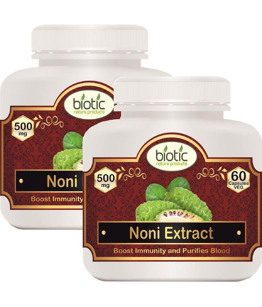 Biotic Noni Extract 500mg Capsule 120 no.s Pack of 2