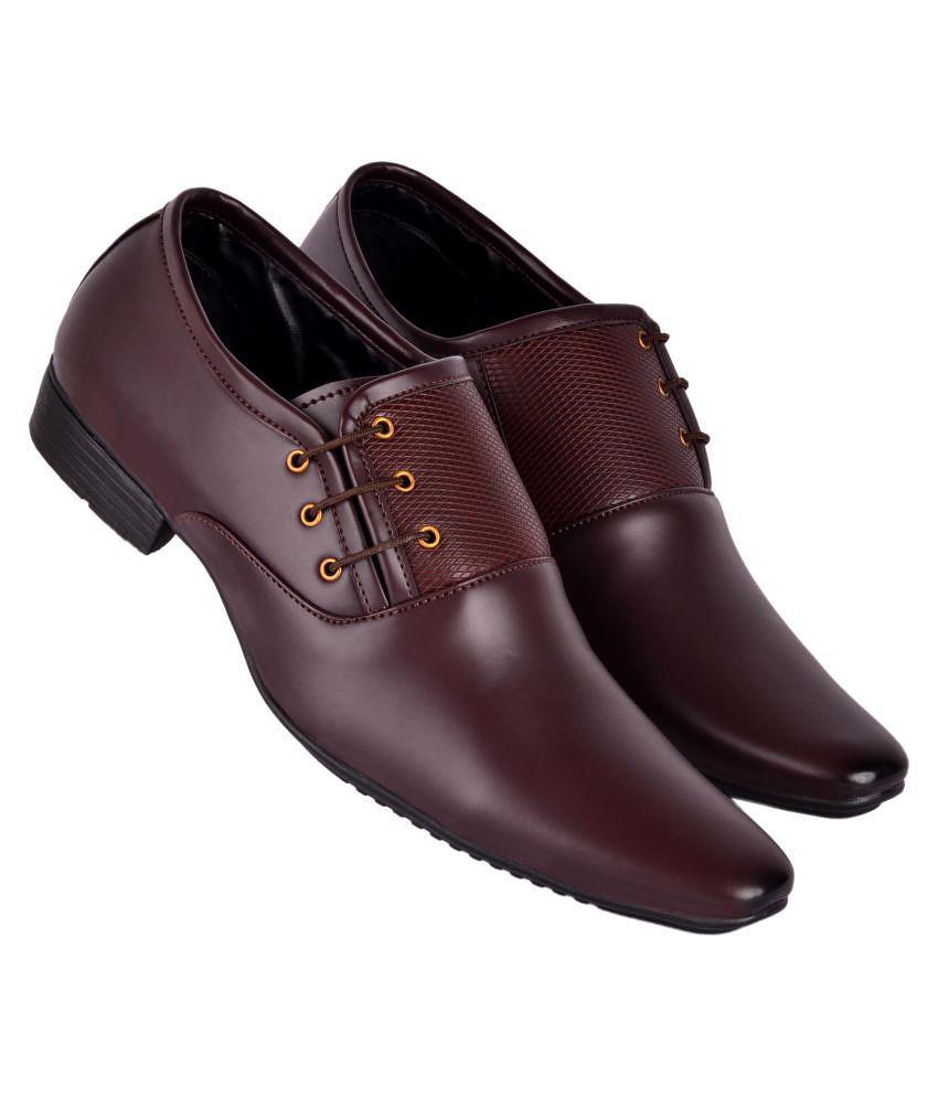 New Men Aadi - Brown Men's Formal Shoes - None 2025 at ShopCircuit | ONDC