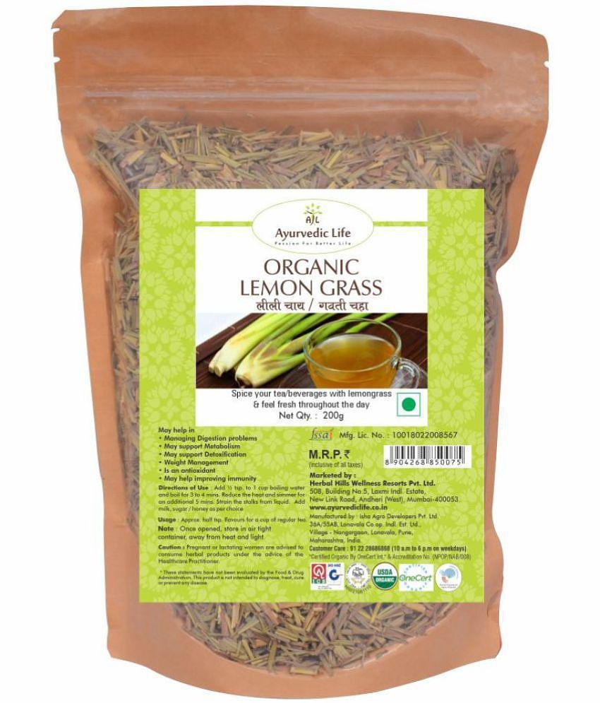 Ayurvedic Life Lemongrass Raw Herbs 200 gm Pack Of 1