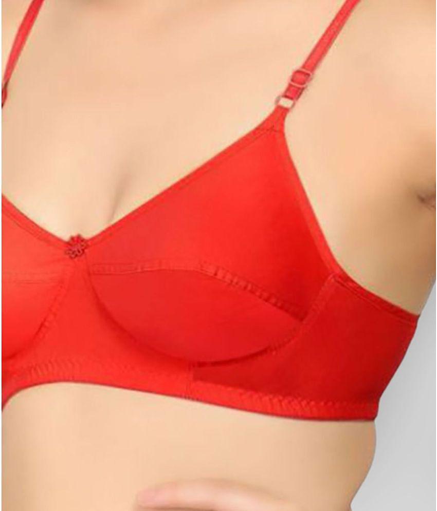 Modern Men Kiran Enterprises - Multicolor Cotton Blend Non Padded Women''s Everyday Bra ( Pack o