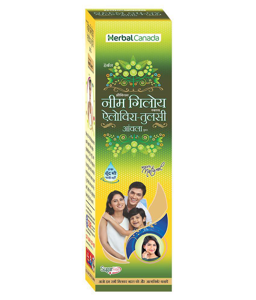 Herbal Canada Neem Giloy Liquid 1 l Pack Of 5