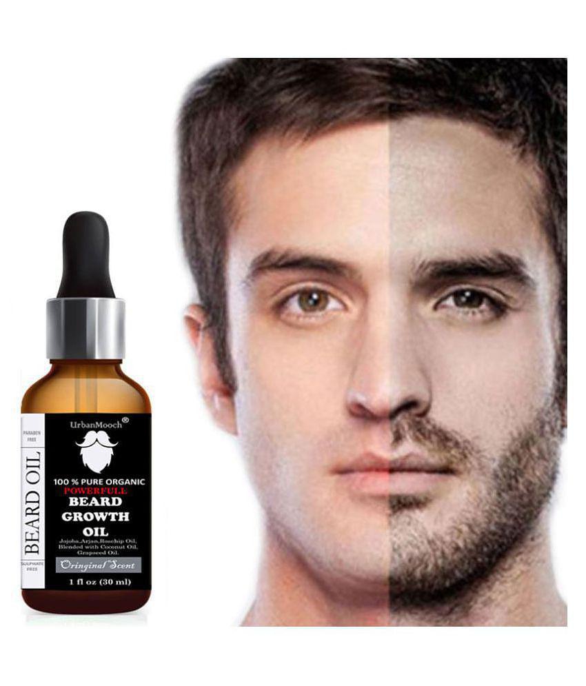 UrbanMooch - 30mL Growth Increasing Beard Oil (Pack of 1)